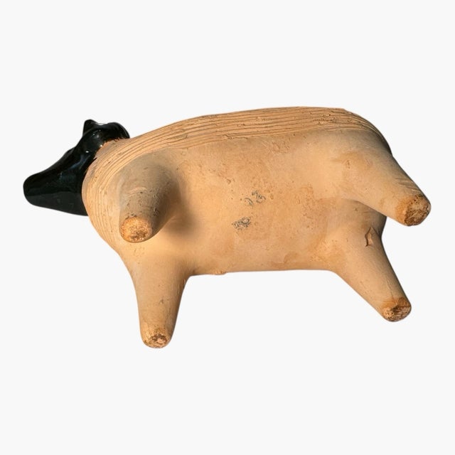 Vintage 1980s Chia Pet Ram Sheep Figurine Terracotta Planter No Seeds For Sale - Image 13 of 15