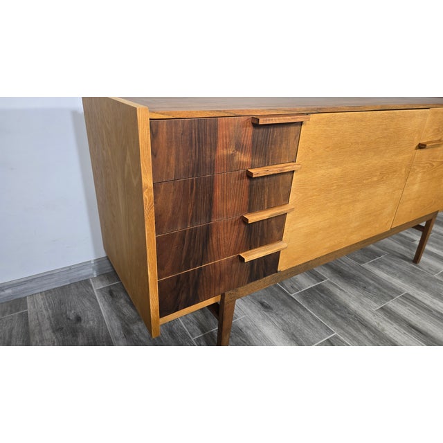 Vintage Wooden Sideboard from Frantisek Mezulanik, 1960s For Sale - Image 9 of 10