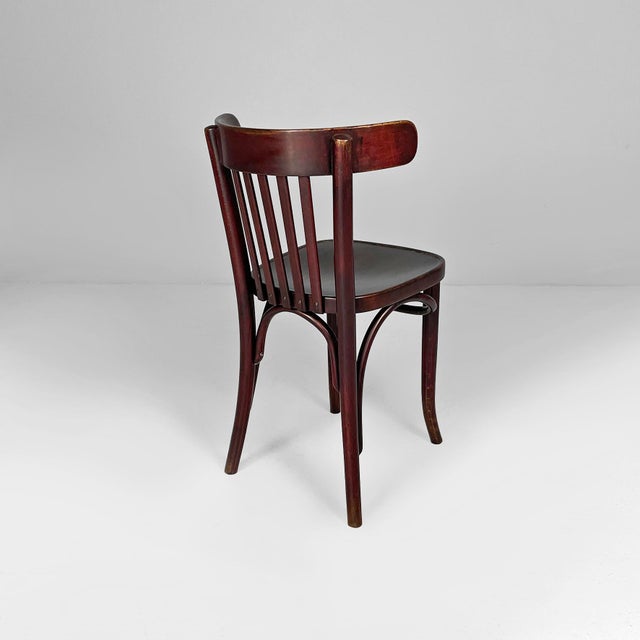1930s Vintage Austrian Chairs in Wood by Thonet, 1930s, Set of 8 For Sale - Image 5 of 14