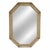 French Provincial Mid-Century French Provincial Style Painted Gray & Gilt Carved Mirrors - Pair For Sale - Image 3 of 9