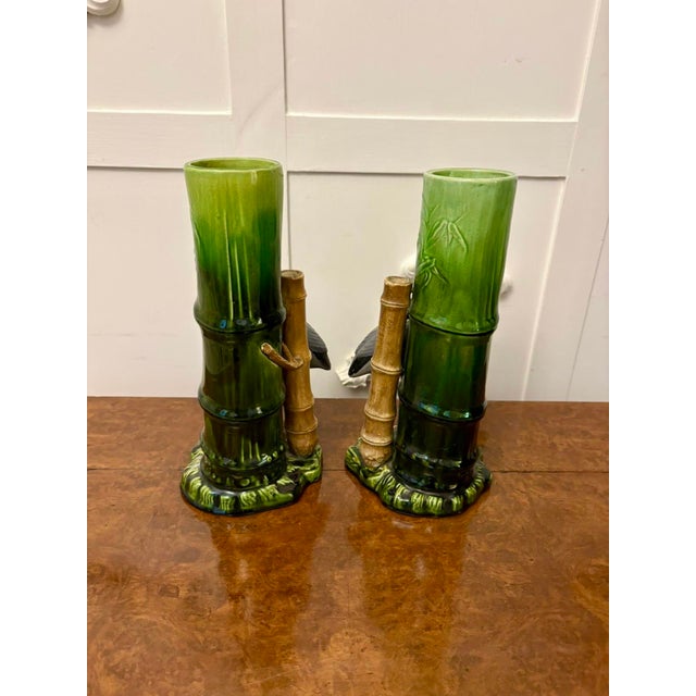 Victorian Bretby Vases, 1880s, Set of 2 For Sale - Image 9 of 12