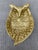 Metal Vintage Polished Solid Brass Owl Dish For Sale - Image 7 of 12