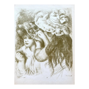 Pierre-Auguste Renoir Lithograph 4 Le Chapeau Epingle -1 Color
