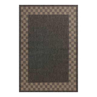 Chris Loves Julia x Loloi Providence Charcoal / Natural 3'-9" x 5'-9" Accent Rug For Sale
