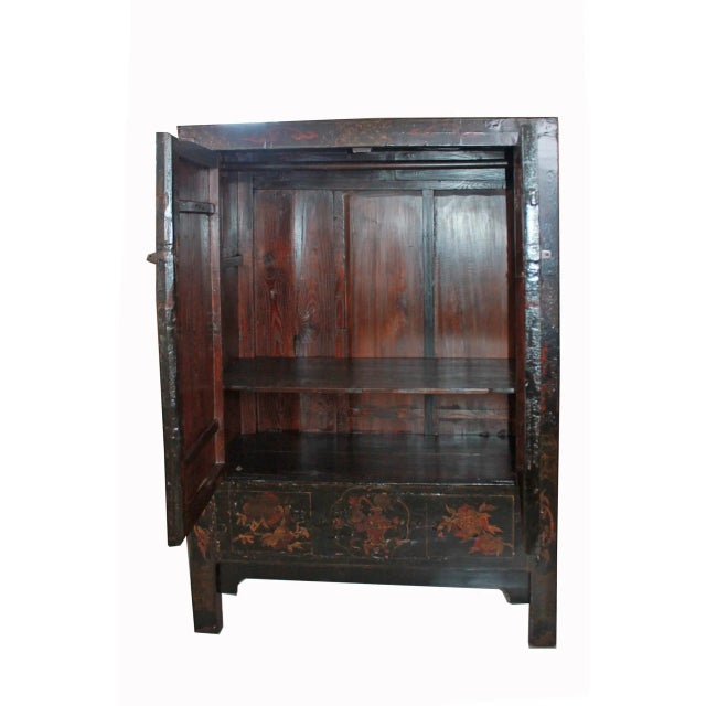 Antique Hand Painted Chinese Cabinet For Sale - Image 9 of 11