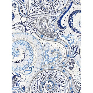 Scalamandre Malabar Paisley Embroidery Fabric - 4 Yards For Sale