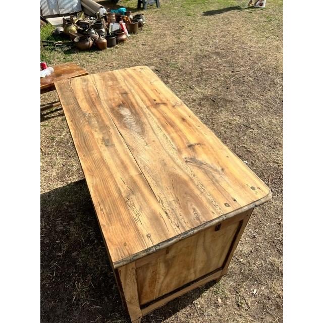 18th Century Louis XVI Solid Walnut Bleached Marble Top Chest of Drawer / Commodes For Sale - Image 6 of 15