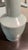 Mid 20th Century Large 18" Celadon Porcelain Vase With Dragon Handles - Heavy Decorative Vessel For Sale - Image 4 of 8