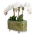 Traditional Williamsburg for Port 68 Richmond Damask Green Oval Planter For Sale - Image 3 of 7