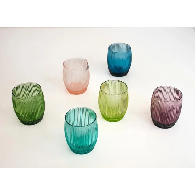 Modern Drinking Glasses by La Vetreria, Set of 6 For Sale - Image 4 of 18