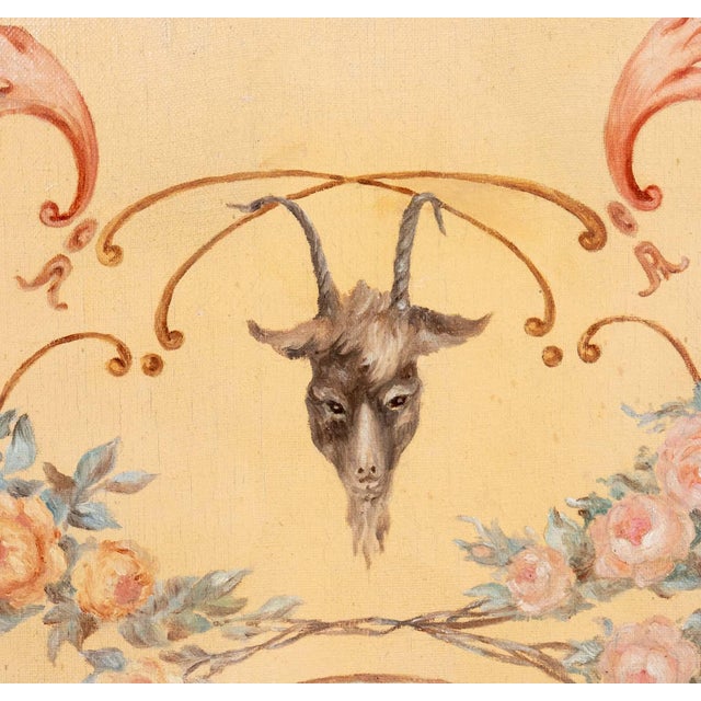 Paint French Rococo Style Painting of l'Escarpolette After Jean-Honoré Fragonard For Sale - Image 7 of 9