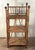 Diminutive Antique Bamboo Etagere Small 3 Shelf Bookshelf For Sale - Image 4 of 11