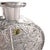 Hollywood Regency Bohemian Crystal Decanter, Banjo Bottle | Starburst Cut Glass, Czech Vintage Barware For Sale - Image 3 of 6
