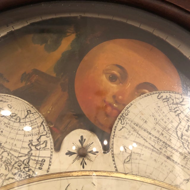 Antique English Mahogany Tall Clock For Sale - Image 9 of 13