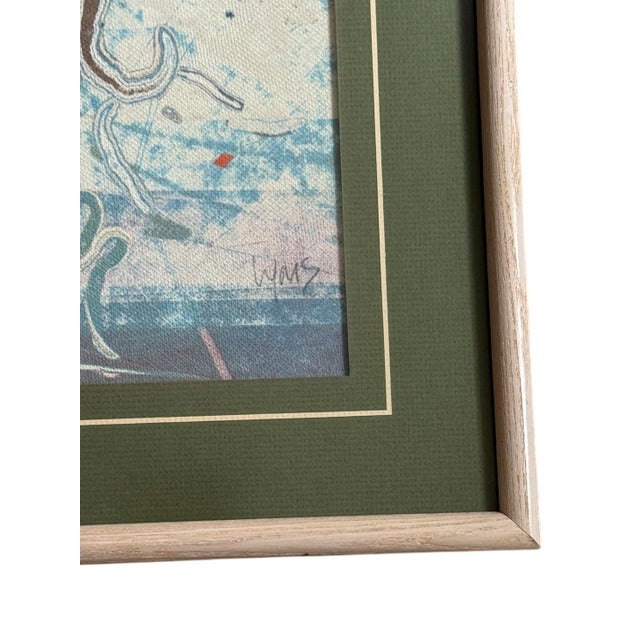 Late 20th Century Original Monoprint by Mitch Lyons (American, 1938-2018) For Sale - Image 9 of 12