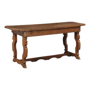 18th Century French Trestle Leg Console Table