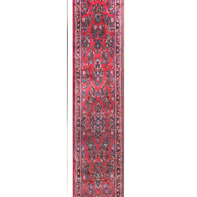 Early 20th Century Sarouk Runer For Sale - Image 13 of 15