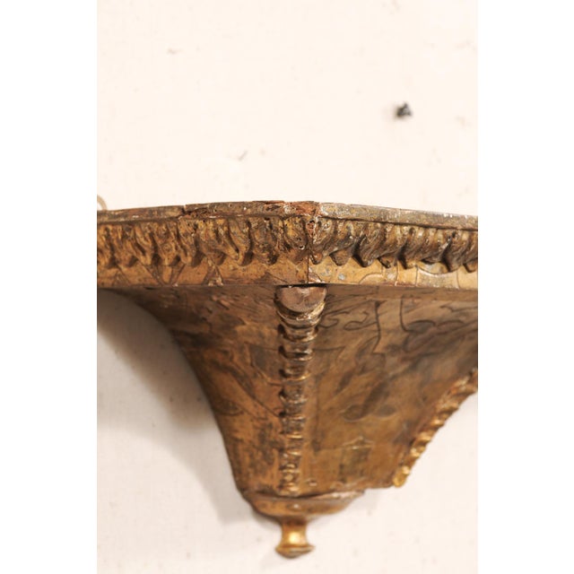 Late 18th C. Gilt Shelf Bracket, France For Sale - Image 9 of 10