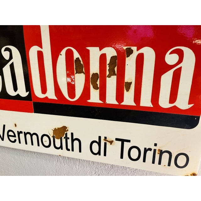 old outdoor sign, they were used at the entrances of bars in the 60s to advertise the Riccadonna sparkling wine and...