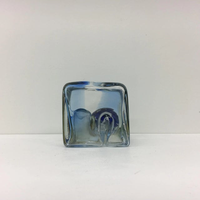 Vintage Cube Vase from Touskova, 1983 For Sale - Image 18 of 18
