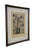 Rustic European Antique Belgian Kurt Peiser La Cour Rue Du Faucon Falcon Street Etching 17" For Sale - Image 3 of 11