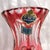 Beyer Pink Cut to Clear Vase For Sale - Image 4 of 4