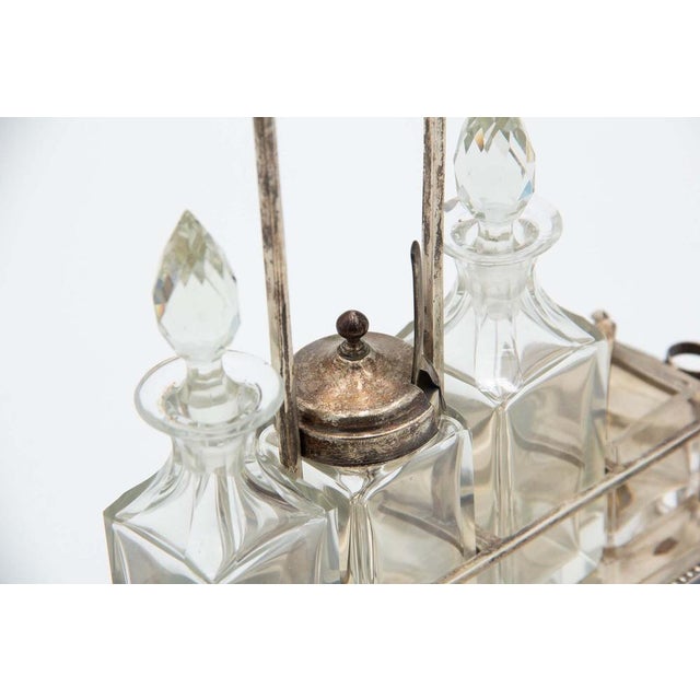 Cruet with Silver Structure For Sale - Image 4 of 5