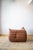 Brown Leather Togo Living Room Set by Michel Ducaroy for Ligne Roset, Set of 5 For Sale - Image 11 of 18