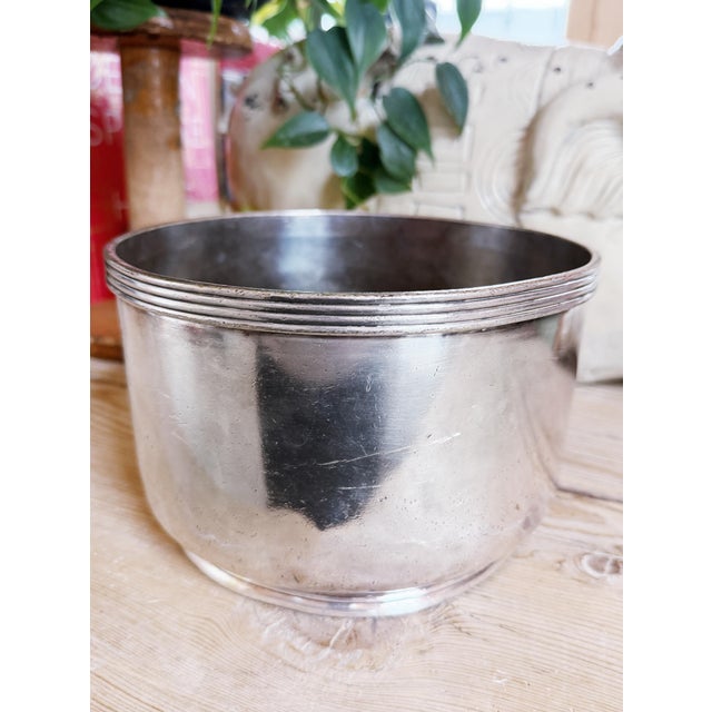 1950s 1952 Silver Ice Bowl From the Hotel Texas in Fort Worth For Sale - Image 5 of 8