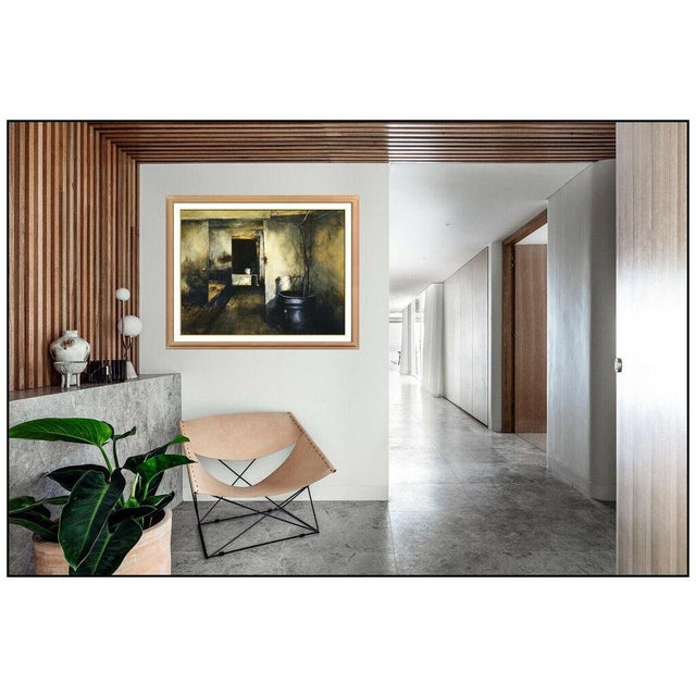 Message us to inquire about custom framing options! (Included for free with every purchase) The artwork here, "The Milking...
