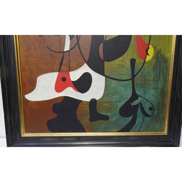After Joan Miro, Rhythmic Characters, 1973, Print, Framed For Sale - Image 8 of 15