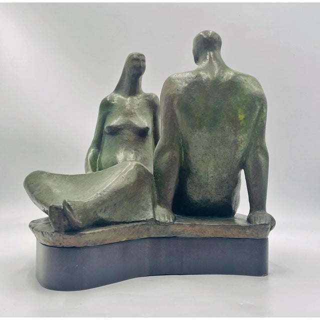 Salvador Soto Tovar “Pareja” Bronze Sculpture, Signed & Dated 1965 Mexican Art For Sale - Image 11 of 18
