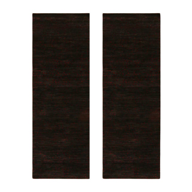 Black 2010s Rug & Kilim’s Modern Runner in Black With Red Dots Pattern For Sale - Image 8 of 8