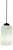 Pendant Lamp in Structured Glass and Teak, Denmark For Sale