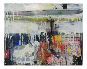 Robert Baribeau "Milbrook in Pink", Painting