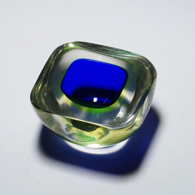 Mid-Century Modern Vintage Art Glass Bowl by Flavio Poli for Seguso Vetri d'Arte 1950s For Sale - Image 3 of 5