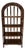 Vintage Bamboo and Rattan Bookcase, 1960s For Sale