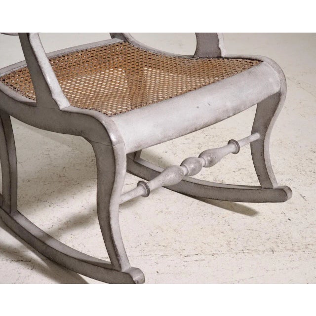 Scandinavian Rocking Chair, 19th Century For Sale - Image 3 of 6