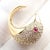 Vintage Tiffany & Co. Elsa Peretti Yellow Gold Diamond Ruby Bird Ring, Size 5 For Sale - Image 15 of 17