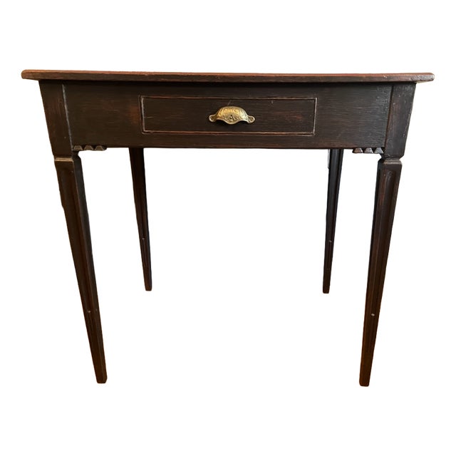 French Side Table in Pine For Sale