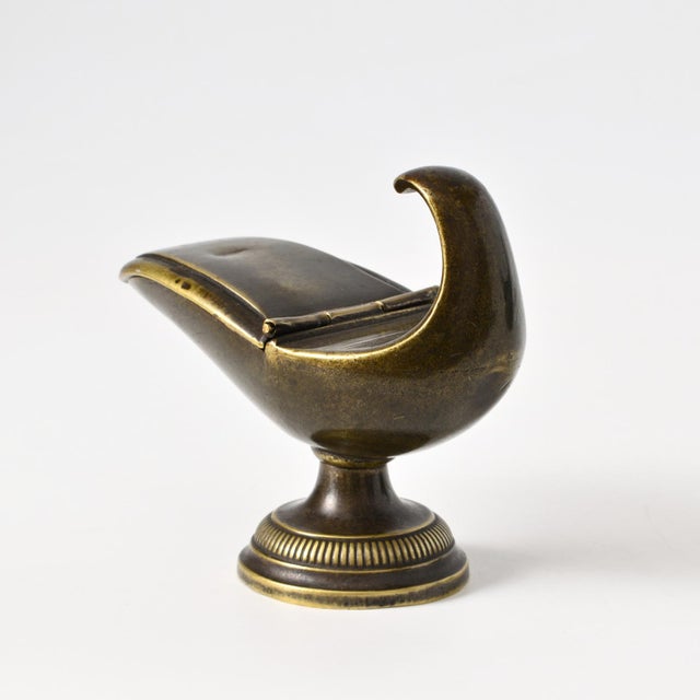 Traditional Antique Brass Incense Boat, 1800s For Sale - Image 3 of 16