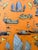 Textile Hermès Jonques Et Sampans 1991 Silk Scarf by Françoise De La Perriere For Sale - Image 7 of 7