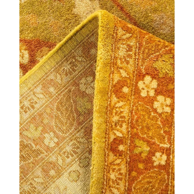 Mogul, One-of-a-Kind Hand-Knotted Area Rug in Green, 6' 1" x 9' 4" For Sale In New York - Image 6 of 8