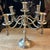 1980s Brass Five-Arm Candelabra With Tassels For Sale - Image 10 of 11