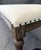 Restoration Hardware Maison Collection Fabric End-of-Bed Bench For Sale - Image 11 of 13