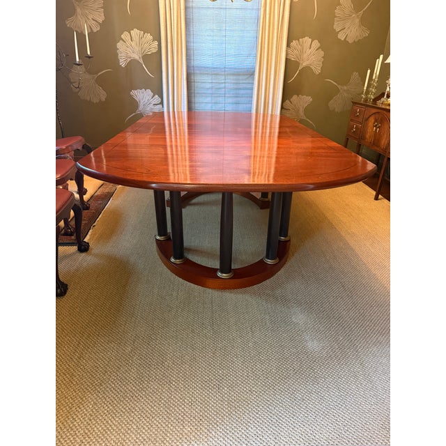 Custom Alf Sharp Dining Table With 3 Leaves For Sale - Image 11 of 16