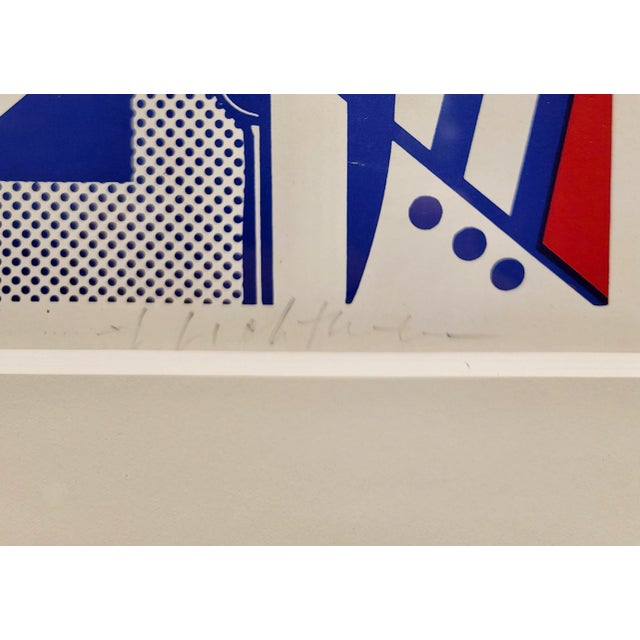 1960s Roy Lichtenstein 1967 Modern Art Poster Published by Leo Castelli Gallery,New York For Sale - Image 5 of 7