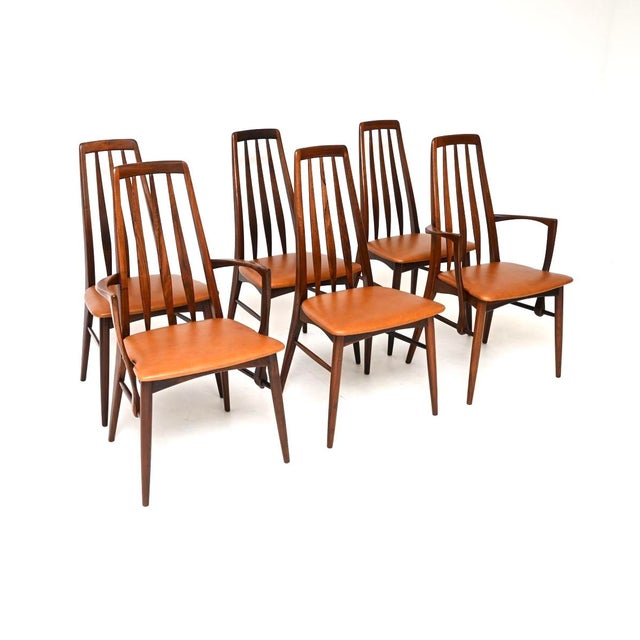 Vintage Danish Dining Chairs by Niels Koefoed for Koefoeds Hornslet, 1960, Set of 6 For Sale - Image 11 of 11