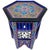 Moroccan Hexagonal Hand Painted Wooden End Table For Sale In Orlando - Image 6 of 6