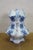 Ceramic Antique w.h. Grindley Flow Blue Pitcher 1897 English Ironstone Water Jug For Sale - Image 7 of 13